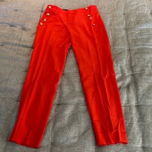 NWT Banana Republic size 2 long red “Avery” pants